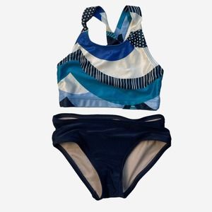 Tea Collection Blue Wave Bikini Size 5